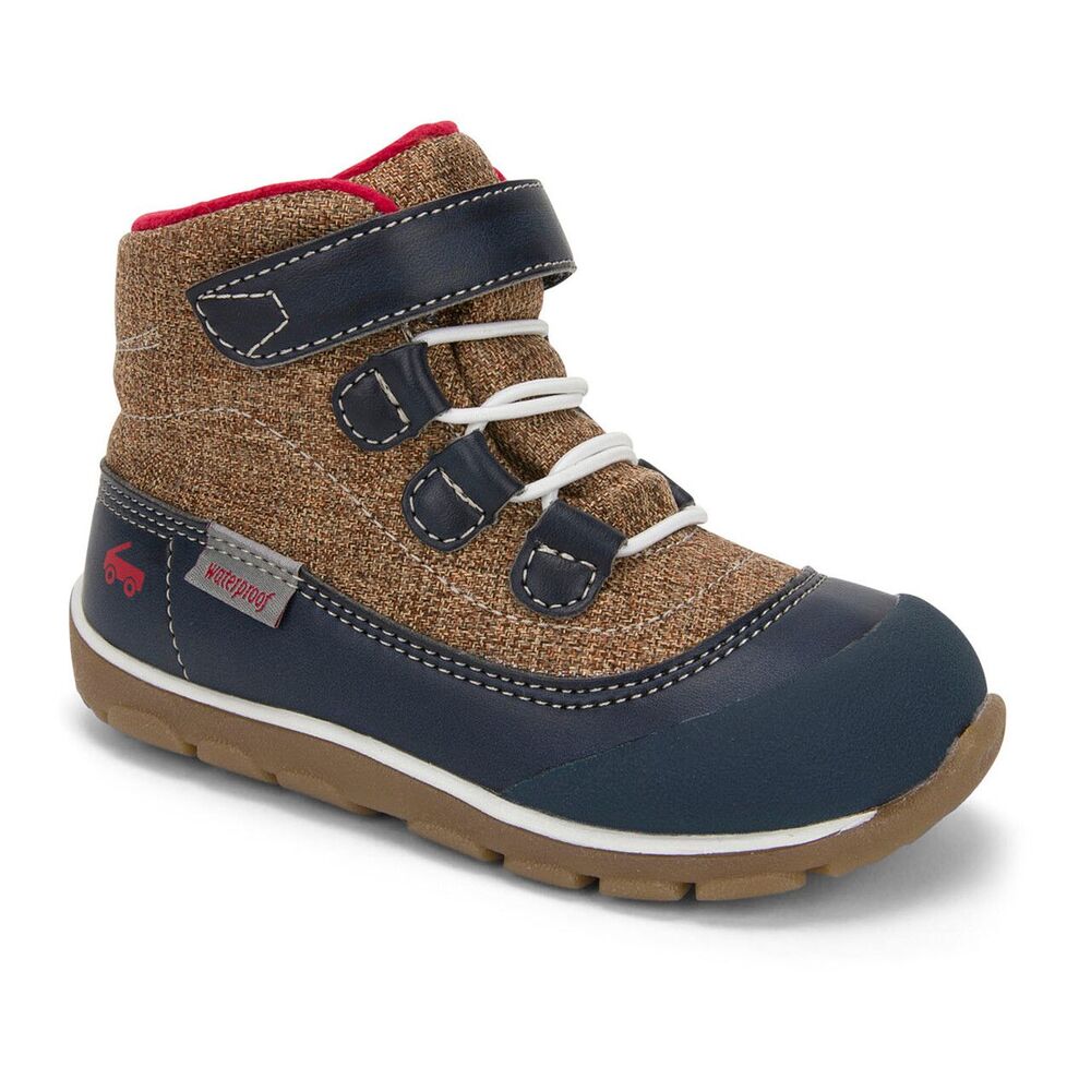 NEW See Kai Run Infant Sam Waterproof Active Hiking Snow Boot High Top Ankle